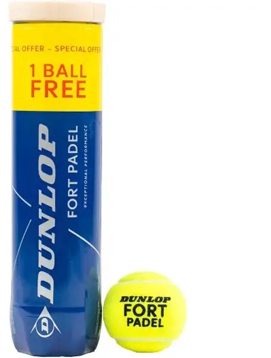 Dunlop Fort Padel 3+1 Padelballen