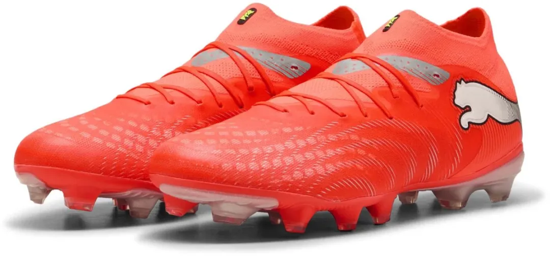 PUMA Future 9 Pro FG/AG Voetbalschoenen - EU 41 - Rood/Oranje