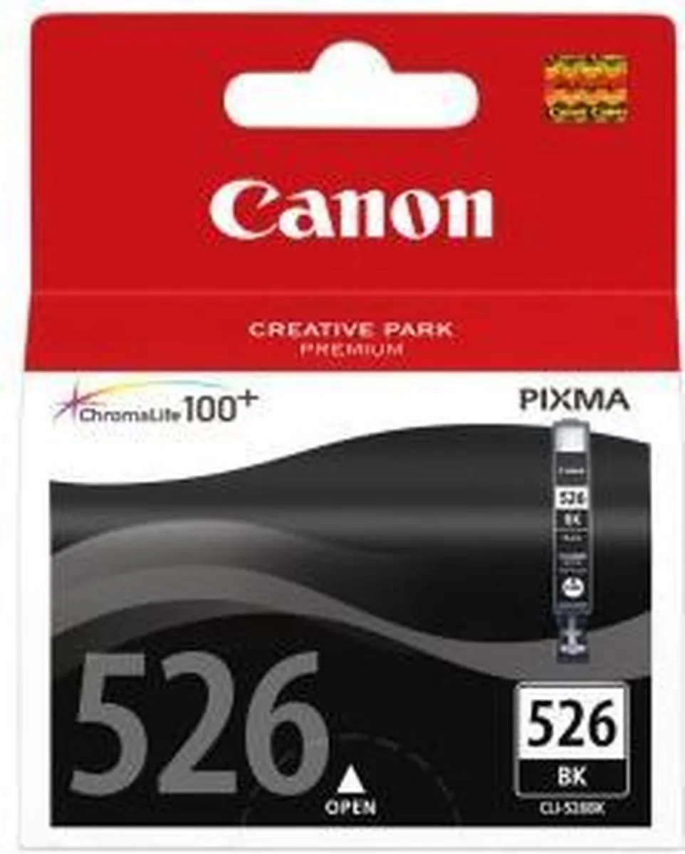 Canon CLI-526BK Inktcartridge - 9ml - 555 Foto's