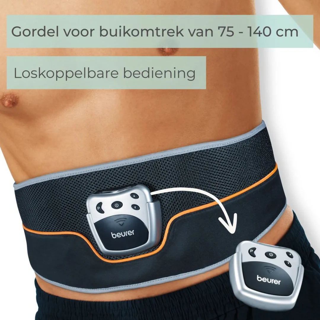 Beurer EM 35 EMS Buikspiertrainer - 9 Programma's - 75-140cm - afbeelding 3 van 6
