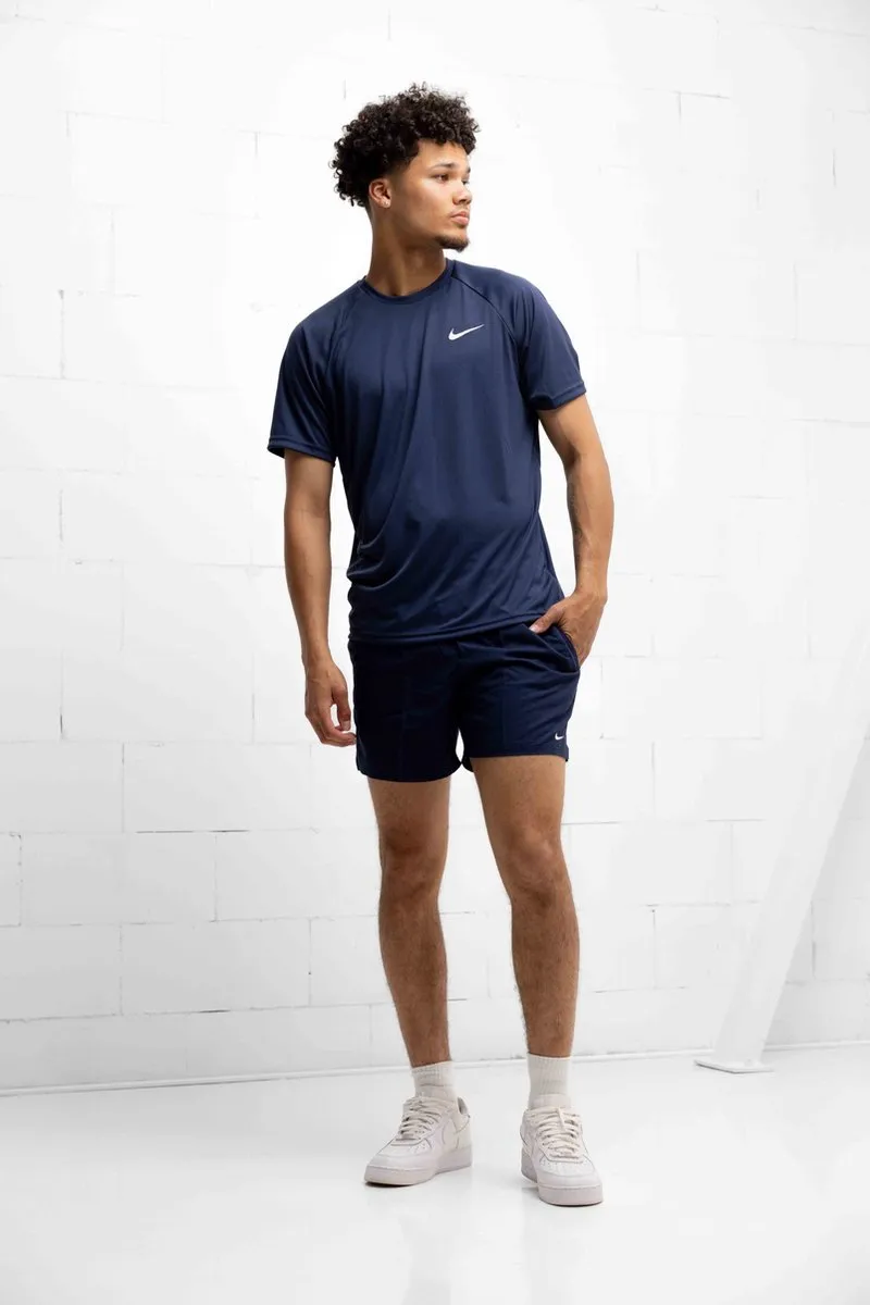 Nike Swim Essential Short Sleeve Hydroguard Heren Zwemshirt