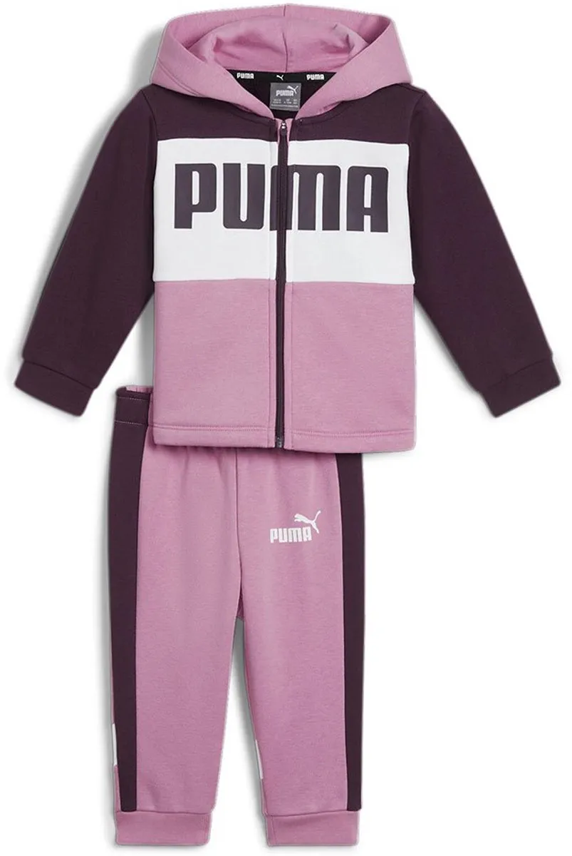 PUMA Minicats Colorblock Set - Pantalon 4-6 mnd - Mauved Out
