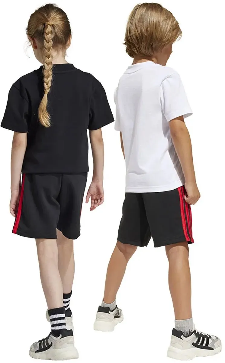 adidas Essentials Korte Broek 116 - Zwart/Rood