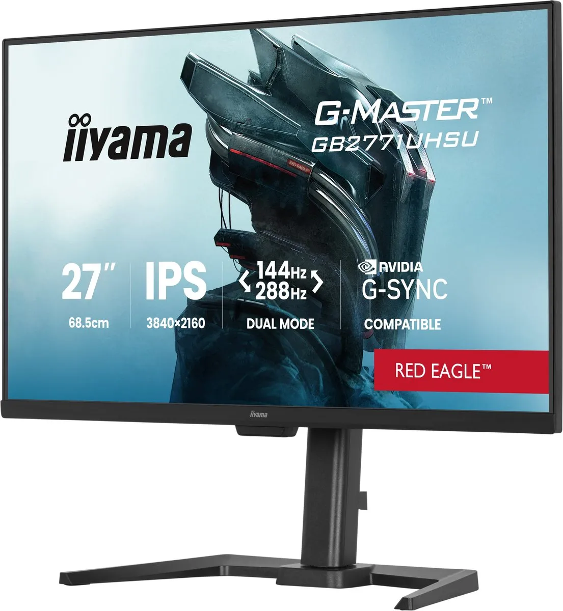 iiyama G-Master GB2771UHSU-B1 27" Monitor - 4K 144Hz IPS - HDR400 - G-Sync