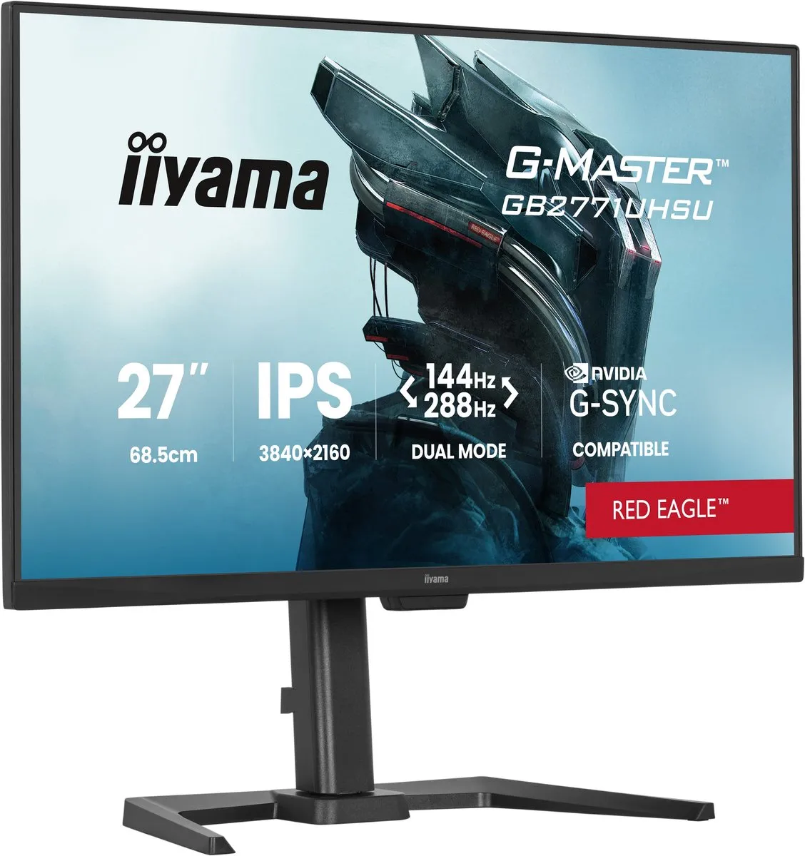 iiyama G-Master GB2771UHSU-B1 27" Monitor - 4K 144Hz IPS - HDR400 - G-Sync