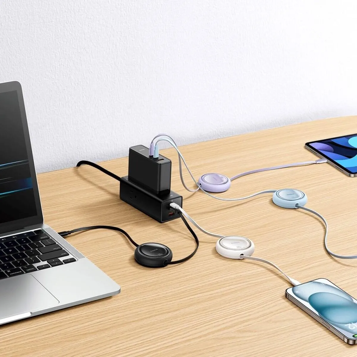 Baseus Free2Draw Mini USB-C Kabel 100W 1m - Zwart