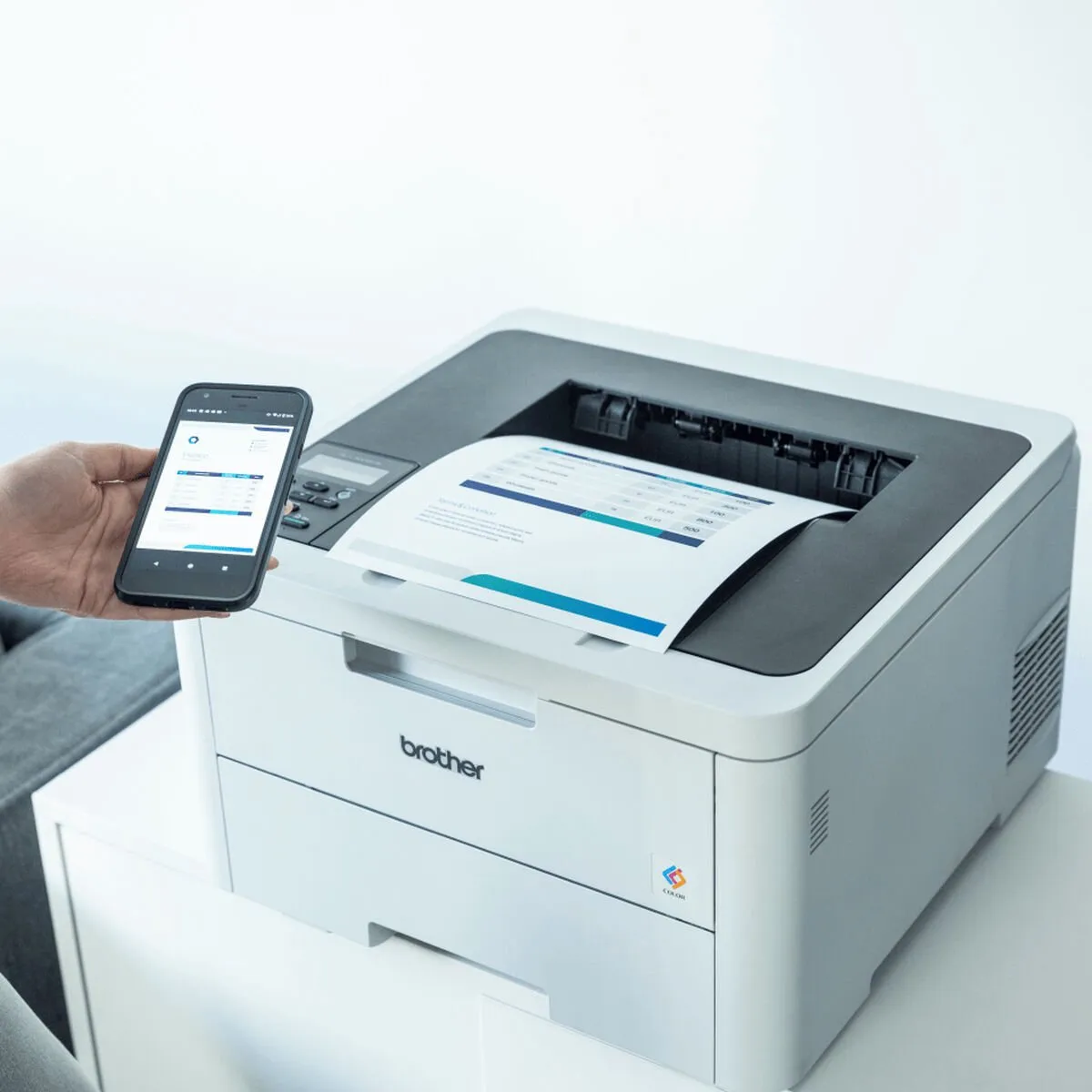 Brother DCP-L3520CDWE Kleurenprinter - 25ppm - 250 Vel - Wit