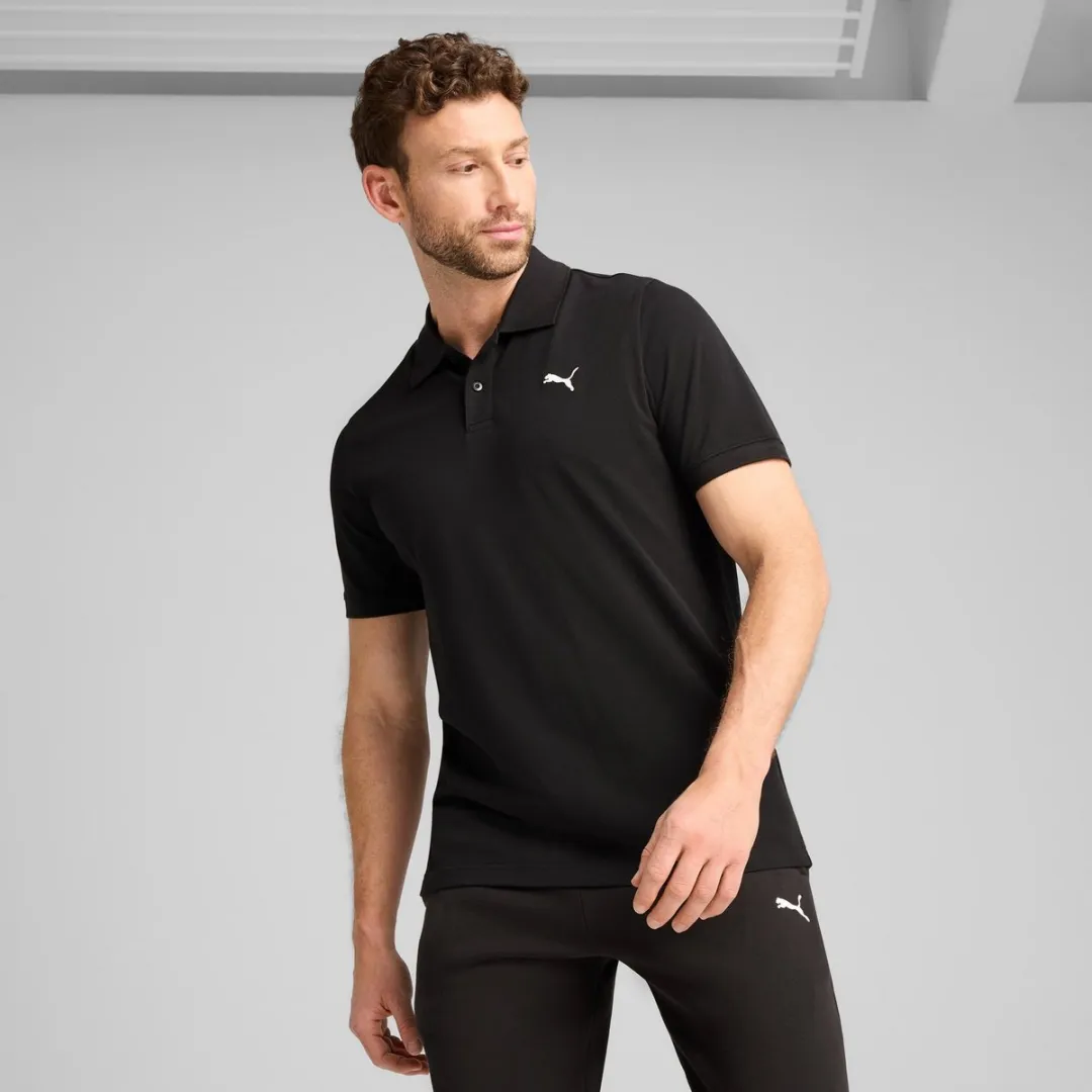 PUMA Ess Pique T-shirt - Black - 2XL