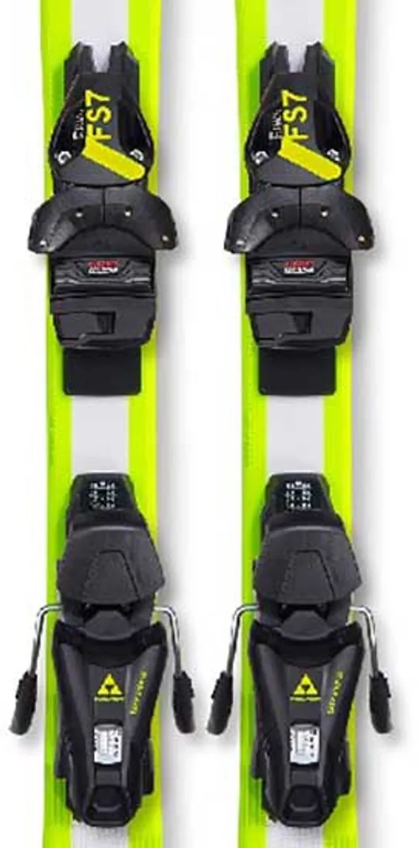 Fischer RC4 Race JRS + FS 7 Ca JRS Ski's - Ecru