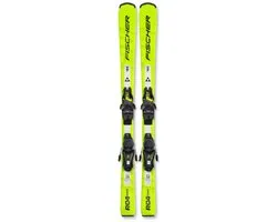 Fischer RC4 Race JRS + FS 7 Ca JRS Ski's - Ecru