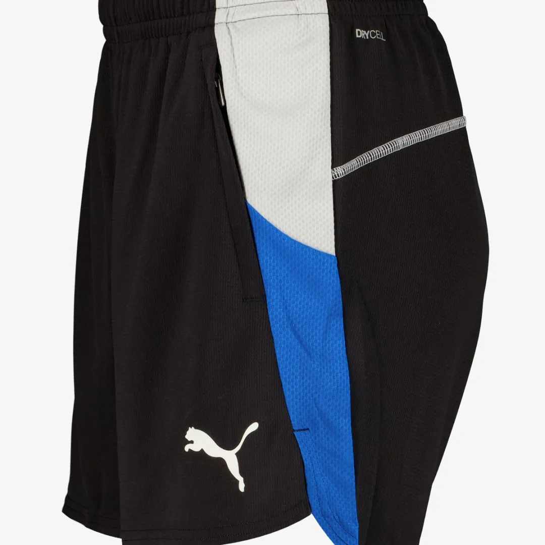 PUMA Individual Blaze Shorts Dames - XL - PUMA Black/Cool Light Gray/Racing Blue