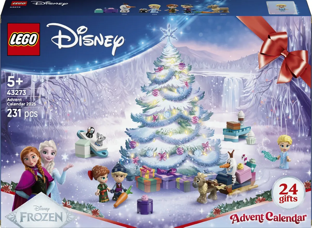 LEGO Disney Frozen Adventskalender 2025 43273 - 231 Stuks - Multicolor