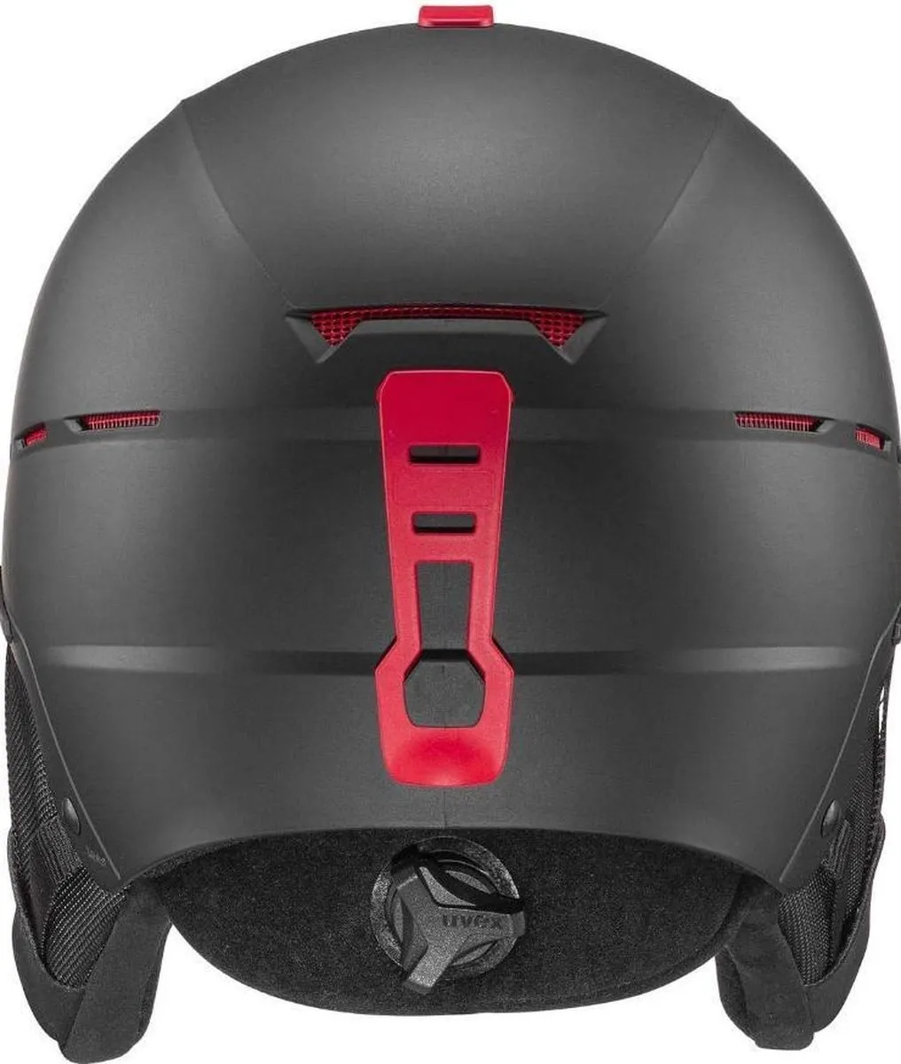 Uvex Legend Pro Skihelm - 52/55cm - Zwart Rood
