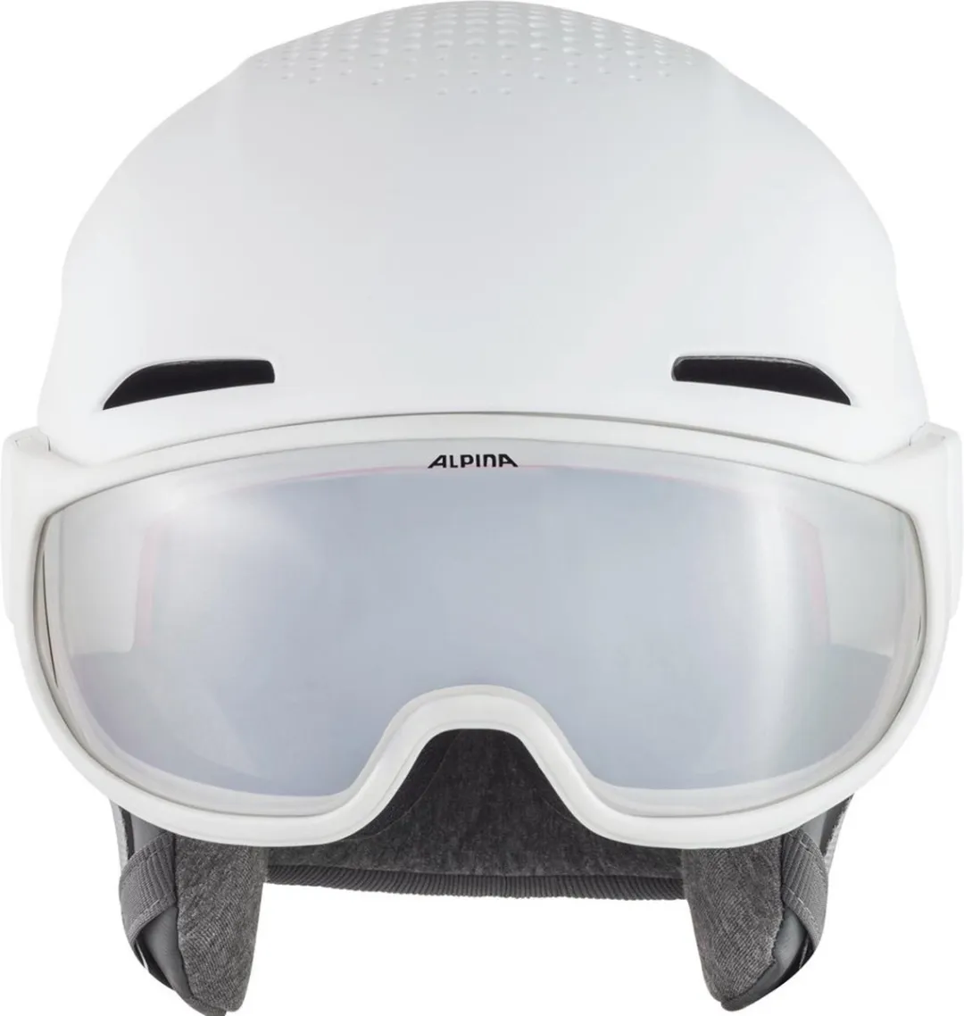 Alpina Alto V Skihelm - Maat 51-55cm - Wit Matt