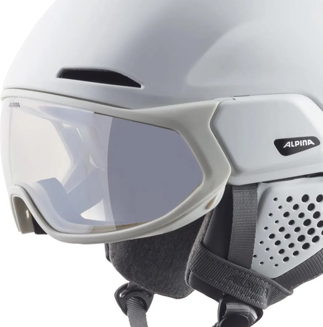 Alpina Alto V Skihelm - Maat 51-55cm - Wit Matt
