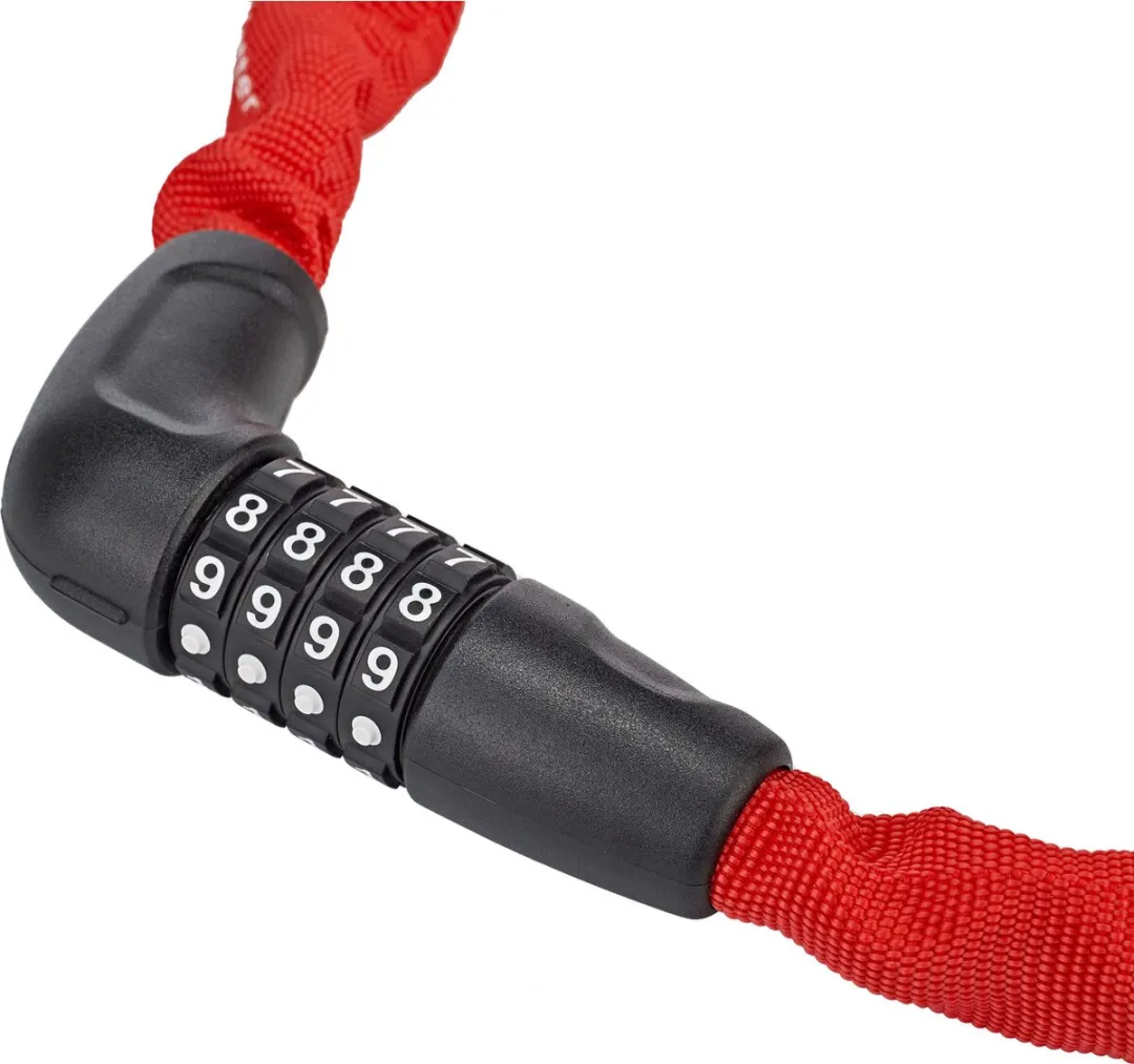 ABUS Steel-O-Chain 5805C/75 Kettingslot - 75cm - Rood