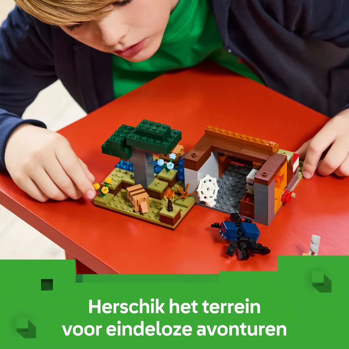 LEGO Minecraft Gordeldier bij de Mijn 21269 - 247 Stukken - afbeelding 6 van 6
