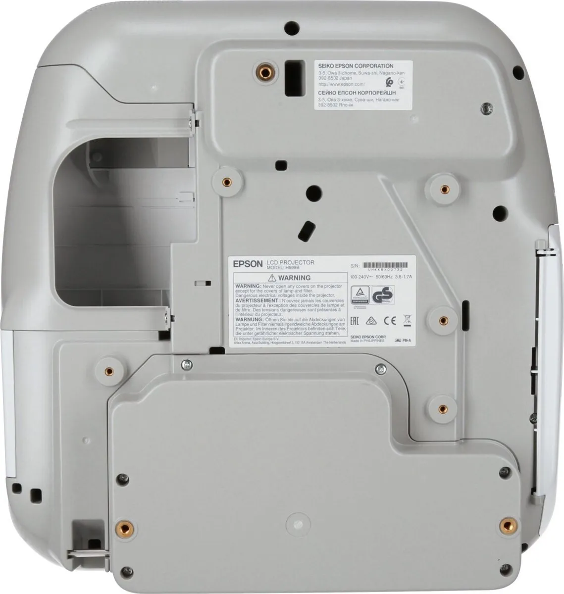 Epson EB-695Wi Beamer - Wit/Grijs