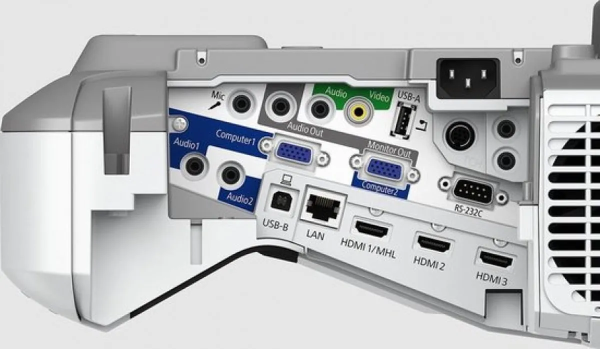 Epson EB-695Wi Beamer - Wit/Grijs - afbeelding 6 van 6