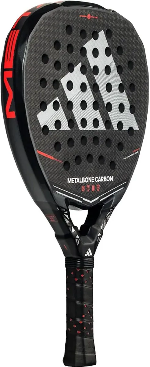 Adidas Metalbone Carbon 2026 Padelracket - Zwart/Rood