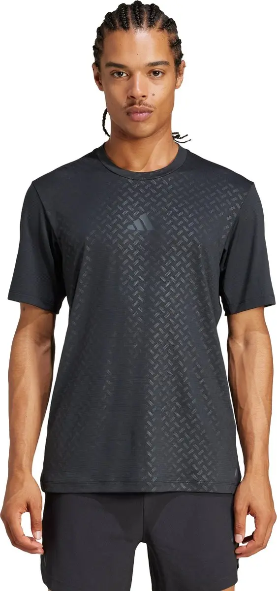 adidas Performance PrimeLift 3-Stripes T-shirt JI8215 - Heren - Zwart