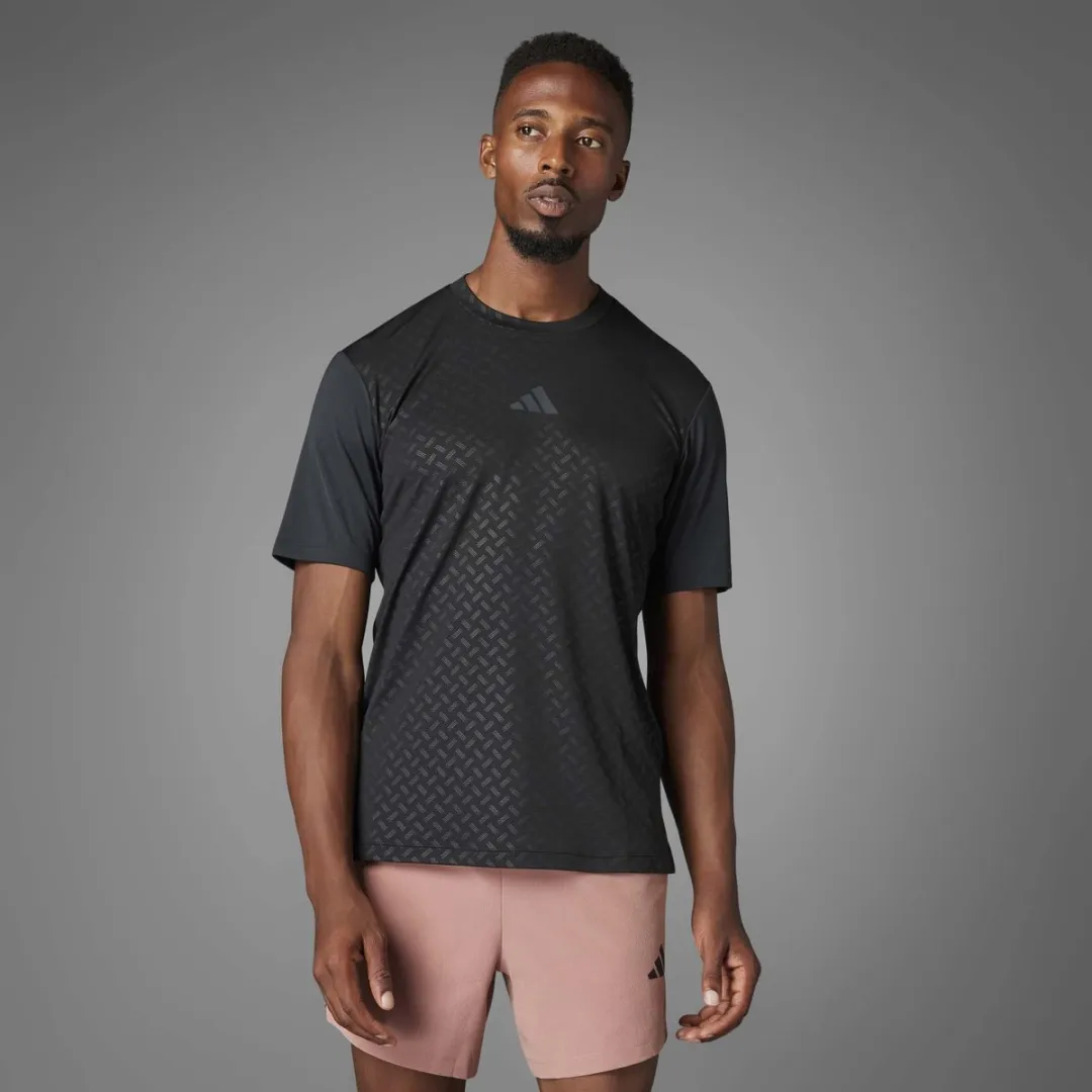 adidas Performance PrimeLift 3-Stripes T-shirt JI8215 - Heren - Zwart