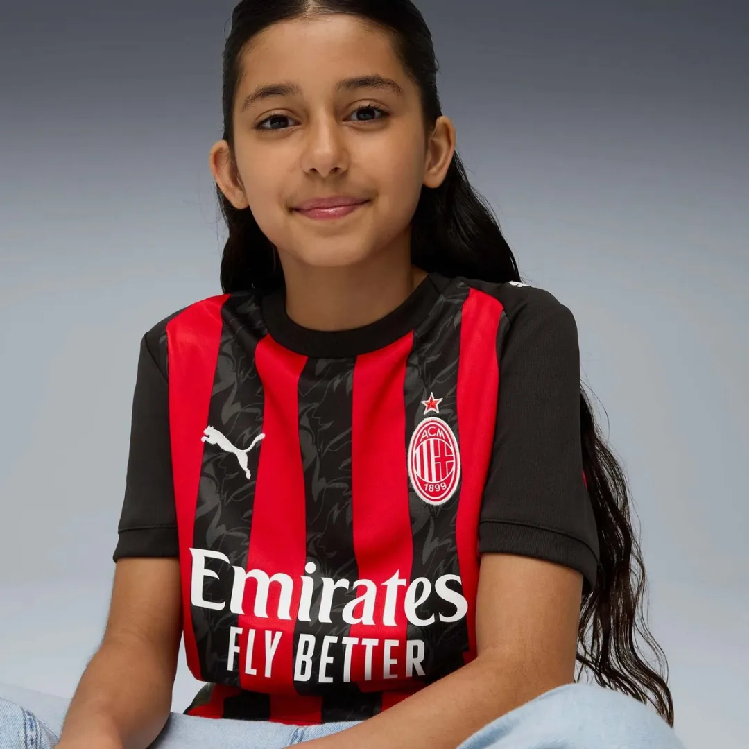 PUMA ACM Thuis Shirt Replica Jr. T-Shirt - 128 - Rood