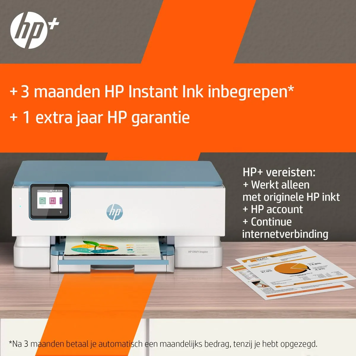HP ENVY Inspire 7221e All-in-One Printer 2H2N1B#629 - Wit