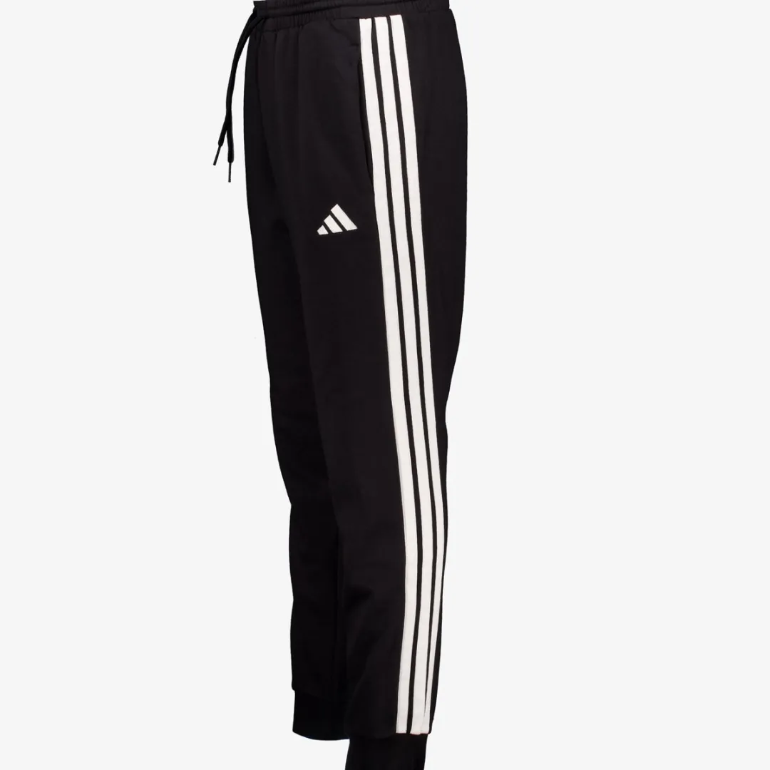 adidas M 3S FL TC PT Heren Joggingbroek - S - Zwart