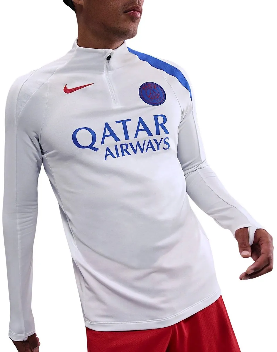 Nike Paris Saint-Germain Strike 2025/26 Sporttrui - XXL - Wit/Blauw