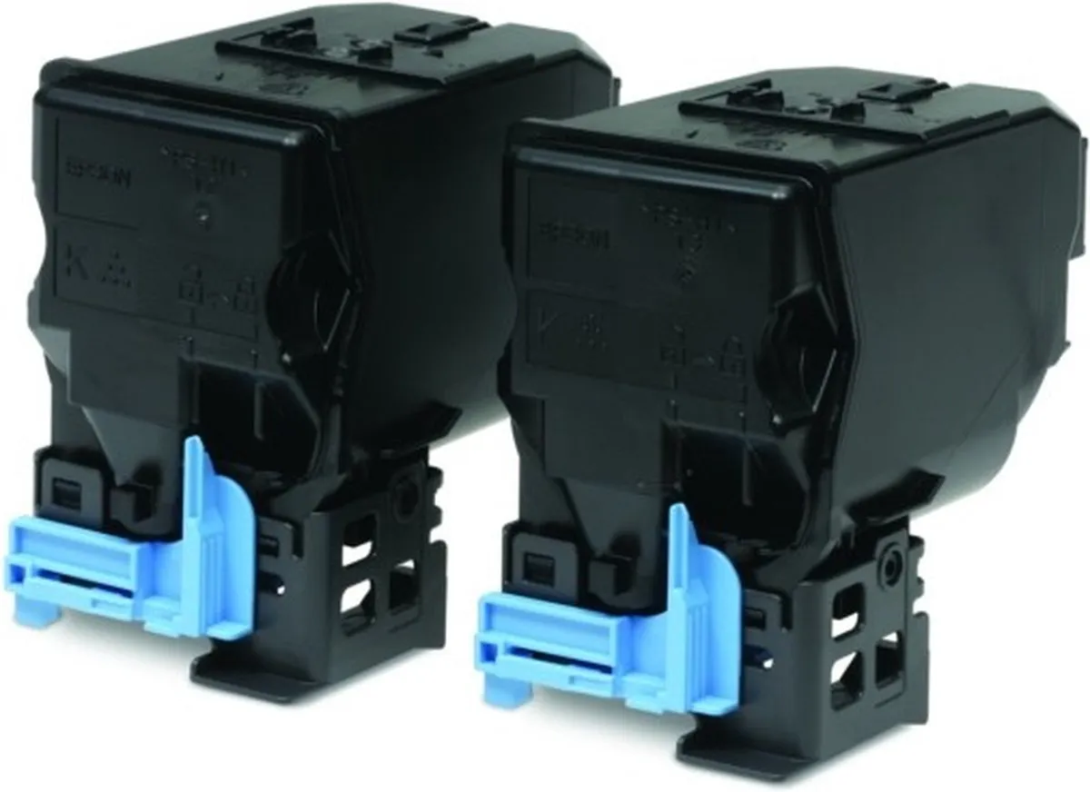 Epson S050594 Tonercartridge Zwart - 2 Stuks