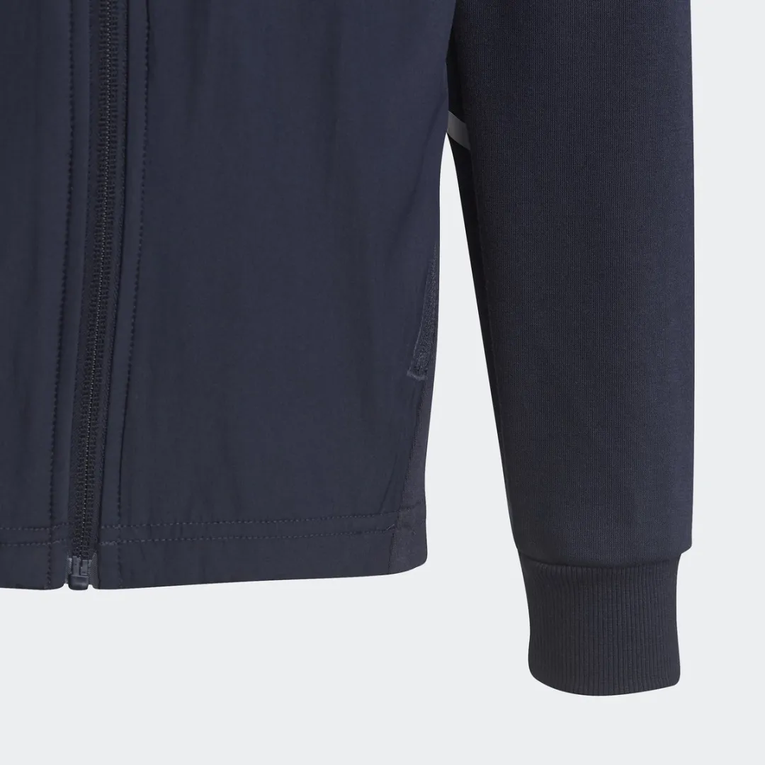 adidas Ritshoodie HR6278 - Kinderen 152 - Blauw