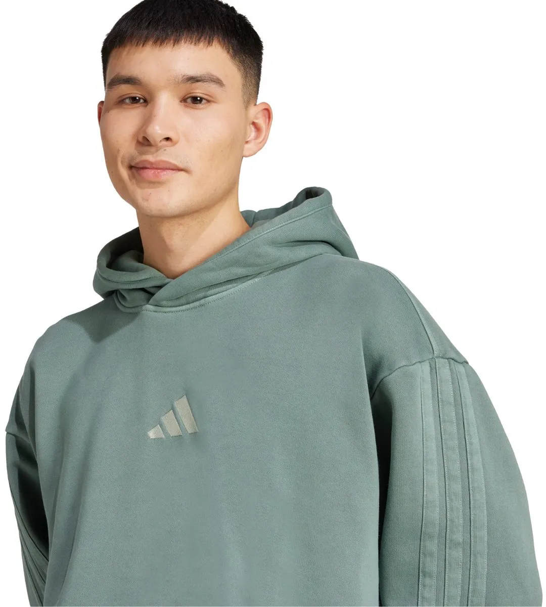 adidas A SZN W FL HD Sporttrui Heren - L - Groen