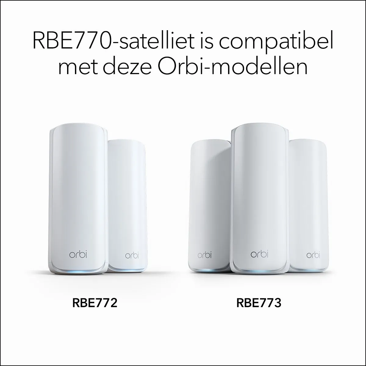 Netgear Orbi RBE770 Mesh WiFi 7 Satelliet - 11 Gbps