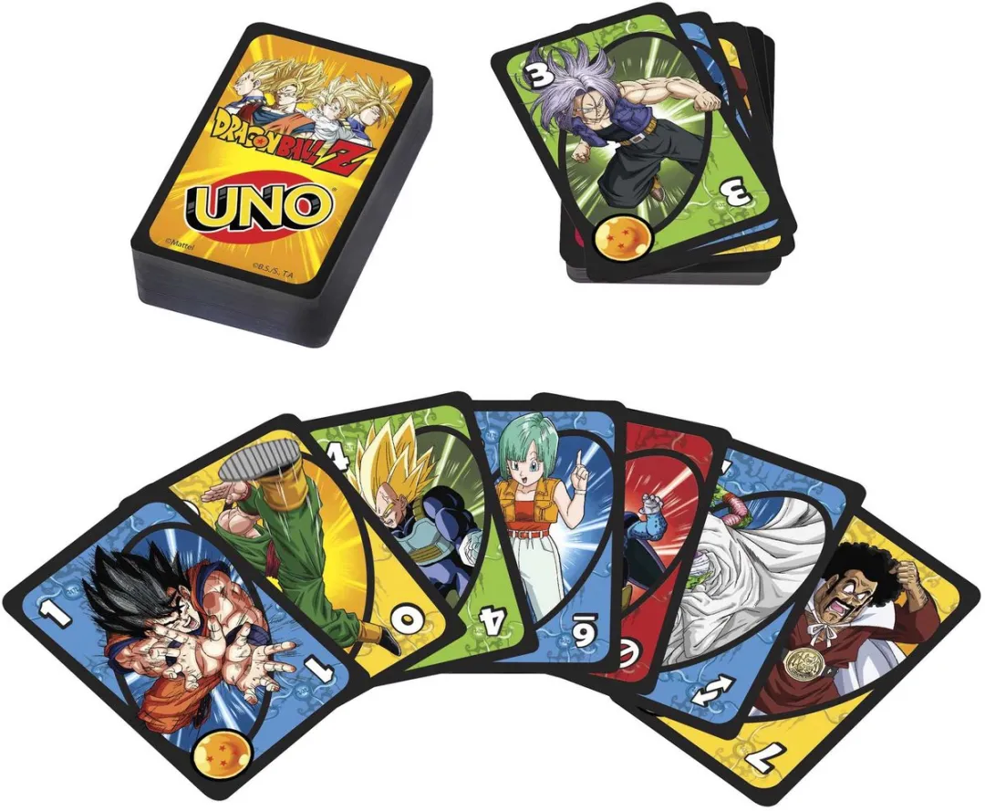 Mattel UNO Dragonball Z Kaartspel HGJ78 - 2-10 Spelers