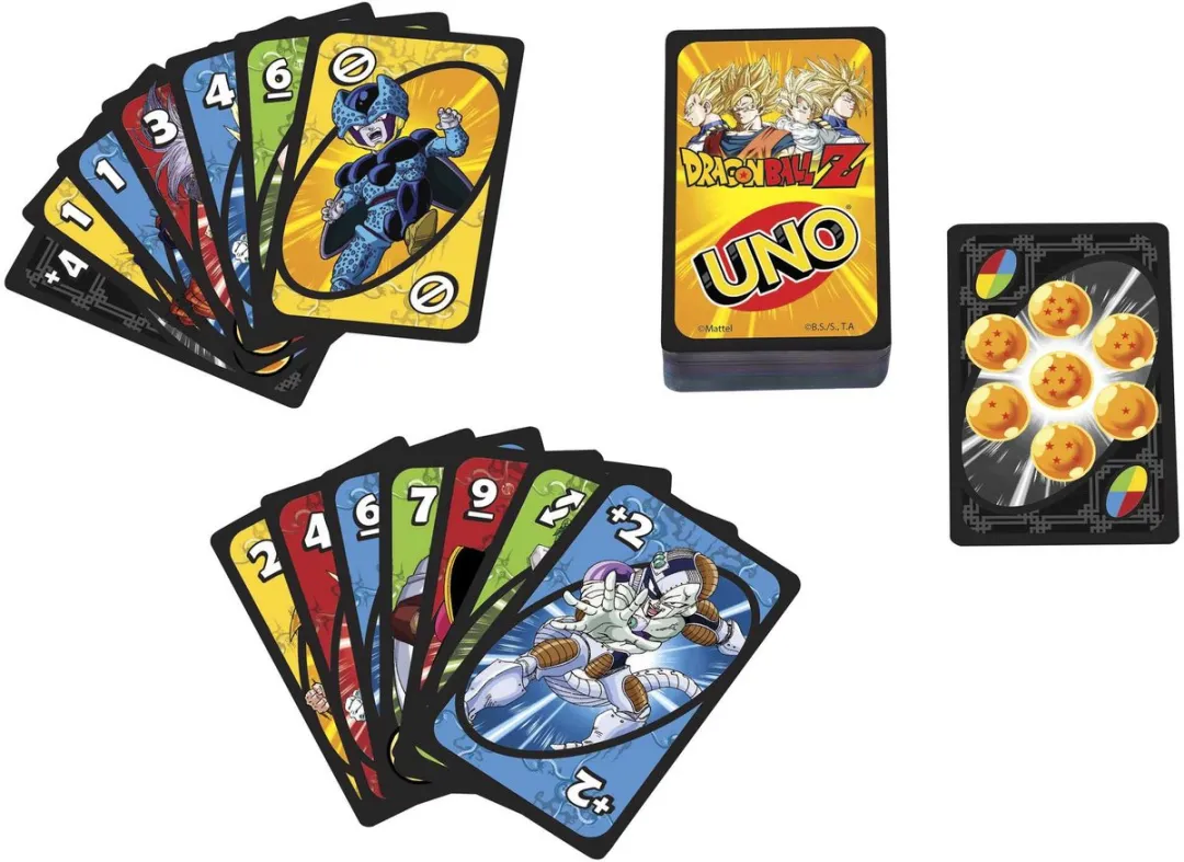 Mattel UNO Dragonball Z Kaartspel HGJ78 - 2-10 Spelers