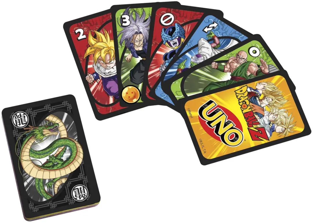 Mattel UNO Dragonball Z Kaartspel HGJ78 - 2-10 Spelers