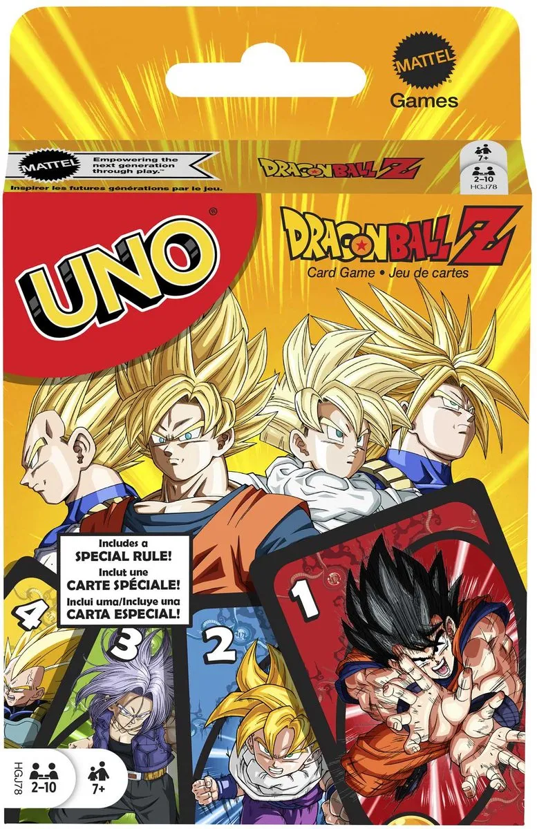 Mattel UNO Dragonball Z Kaartspel HGJ78