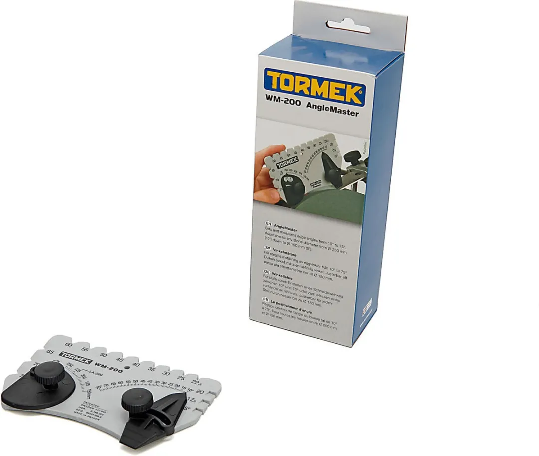 Tormek Hoekinstelmal – Precisie Slijpen – Instelbaar 10°-75° – Magnetisch – Geschikt voor Diverse Slijpwielen