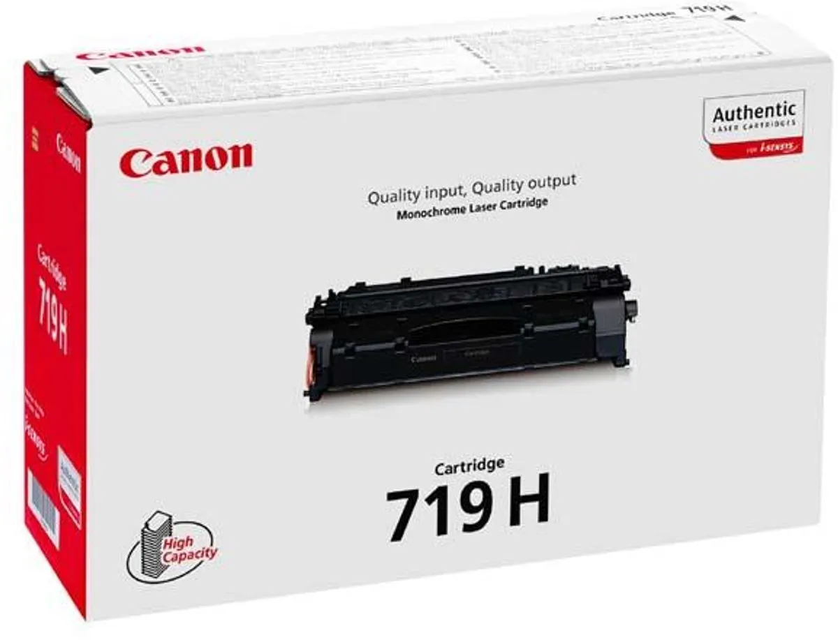 Canon 719H Tonercartridge Zwart - 6400 pagina's