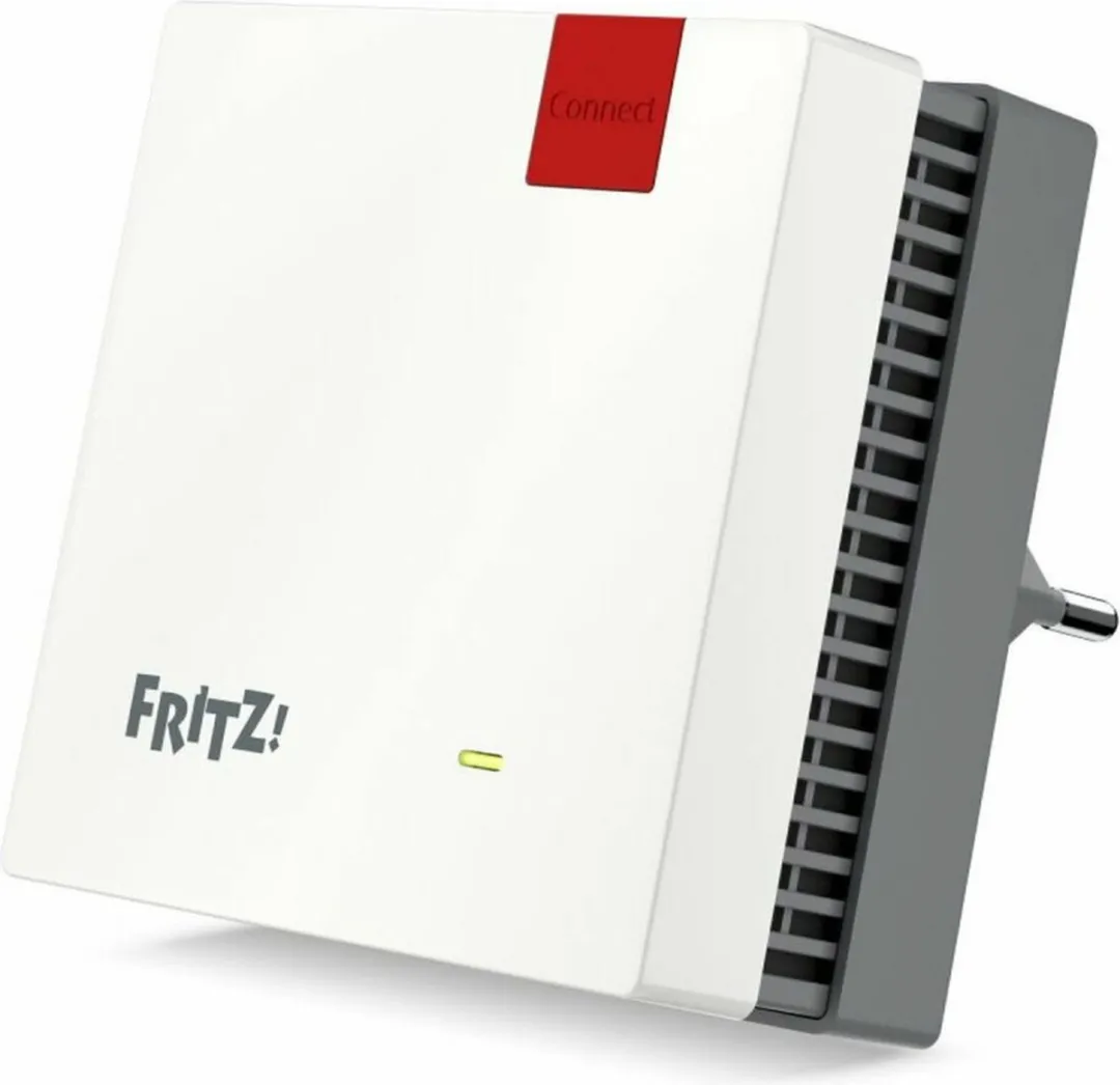 FRITZ!Repeater 1200 AX WiFi Repeater - 600+2400 Mbps - Rood/Wit