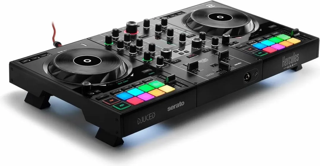 Hercules DJControl Inpulse 500 DJ Controller - 2 Kanalen - 16 RGB Pads - afbeelding 6 van 6