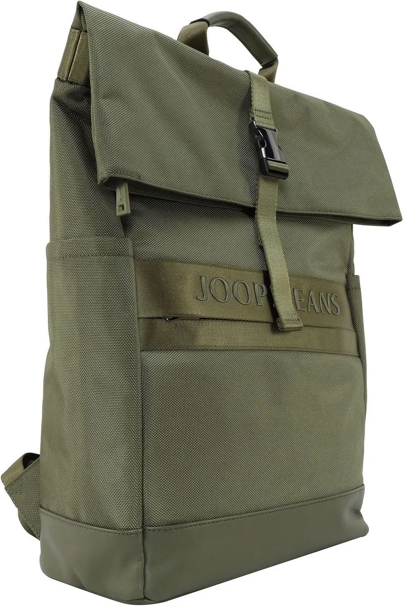 Joop! Modica Jaron Backpack 4130000541-660 - Laptoprugzak 12" - Olijfgroen