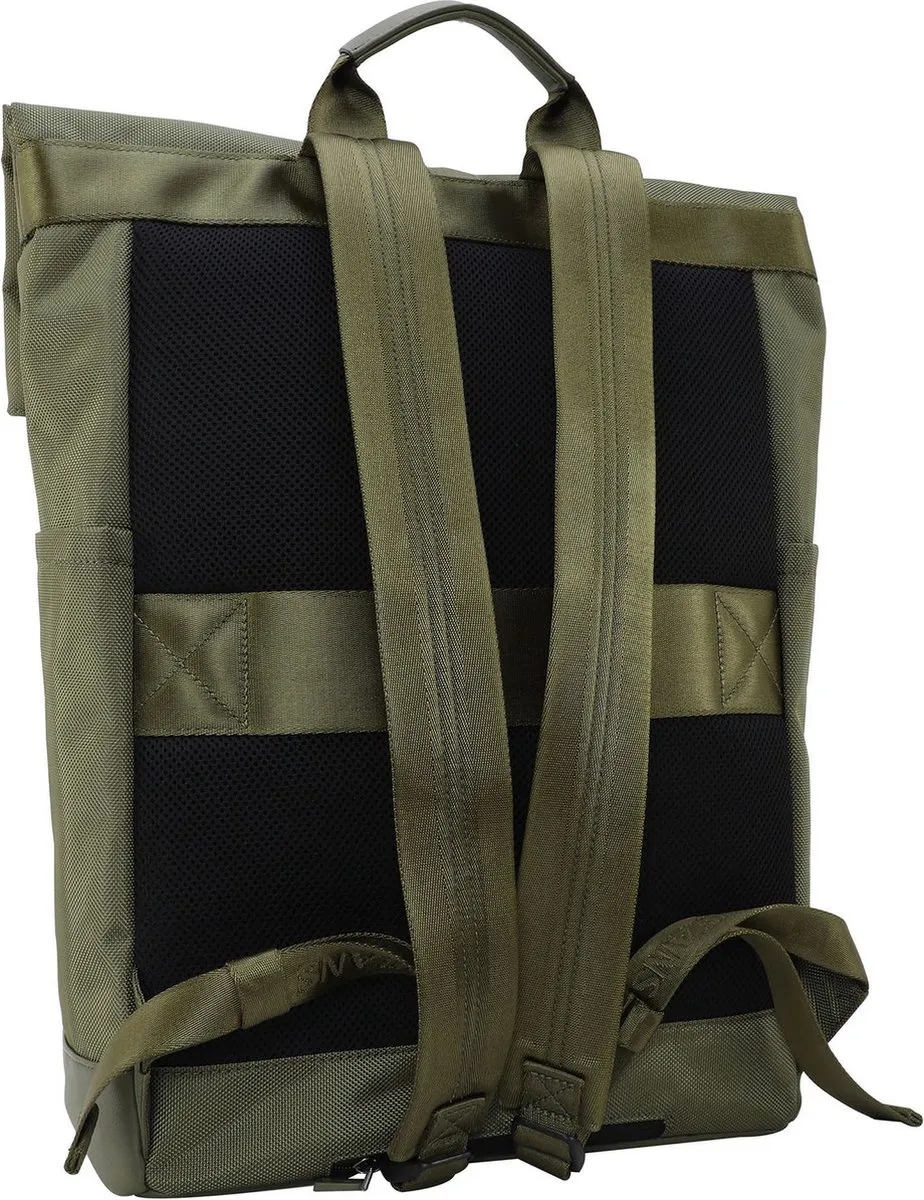 Joop! Modica Jaron Backpack 4130000541-660 - Laptoprugzak 12" - Olijfgroen
