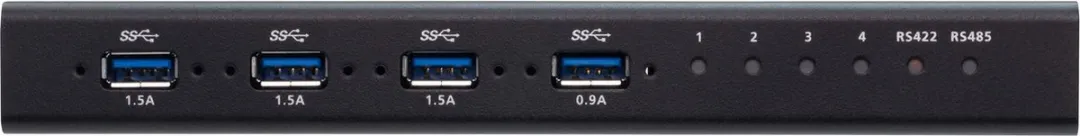Aten US3344I-AT Industriële USB 3.1 Hub 4x4 - Zwart