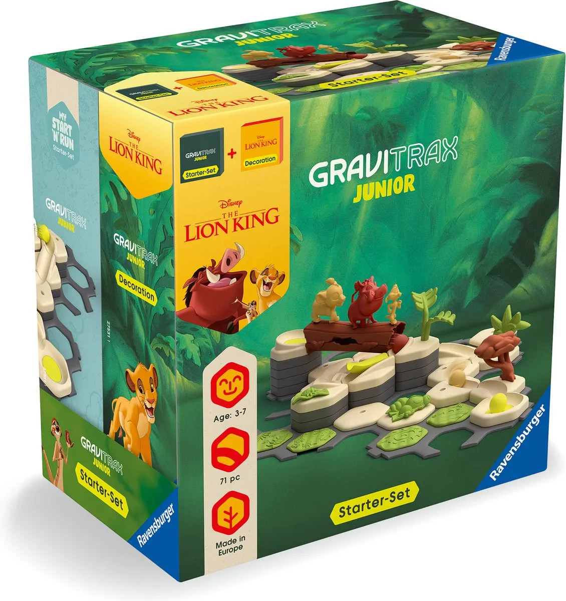Ravensburger GraviTrax Junior Lion King Bundle - 2 Baandelen - Meerkleurig