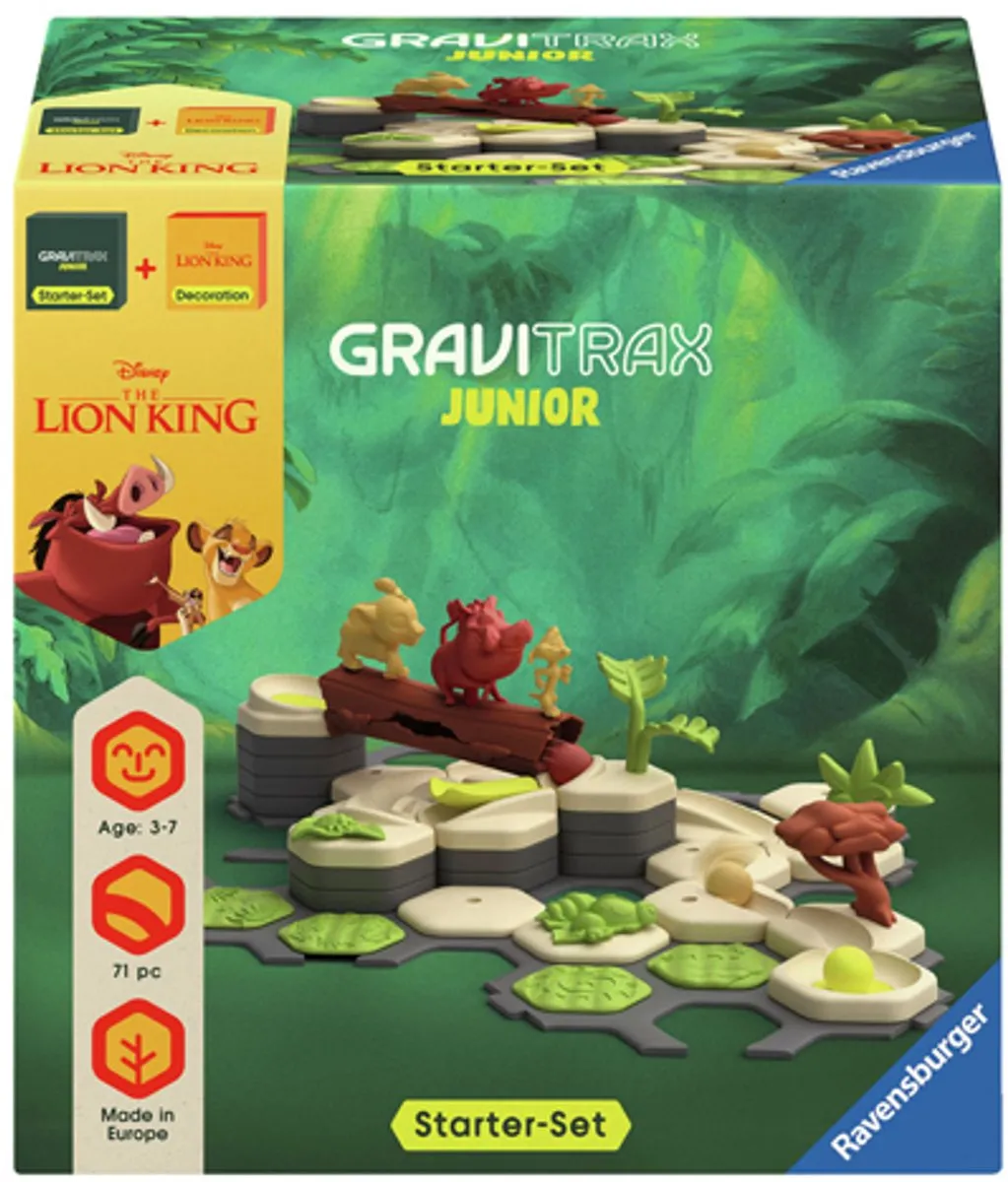 Ravensburger GraviTrax Junior Lion King Bundle - 2 Baandelen - Meerkleurig