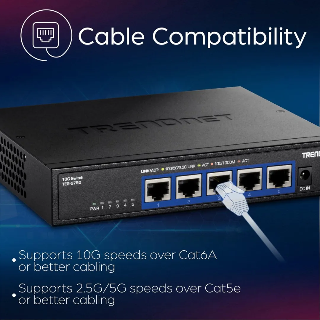 TrendNet TEG-S750 Netwerk Switch