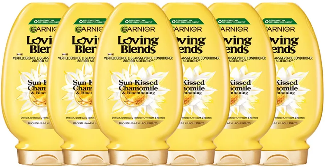 Garnier Loving Blends Verhelderende Conditioner Sun-Kissed Chamomile 6x250ml
