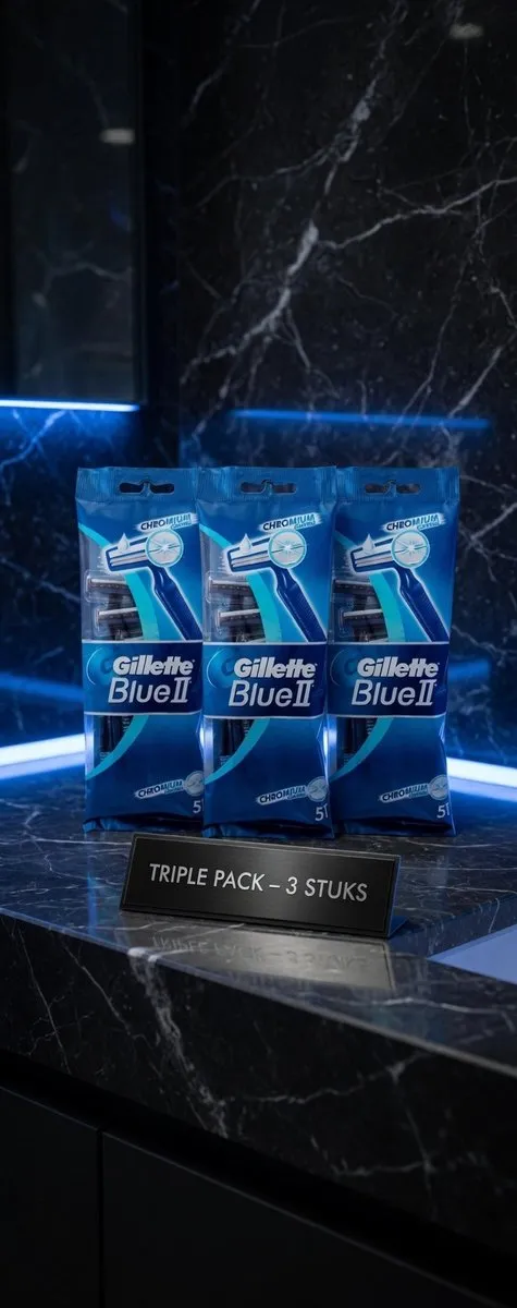 Gillette Blue II Wegwerp Scheermesjes - 15 Stuks